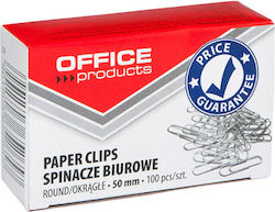 Set of 100pcs Paper Clips Office 50mm