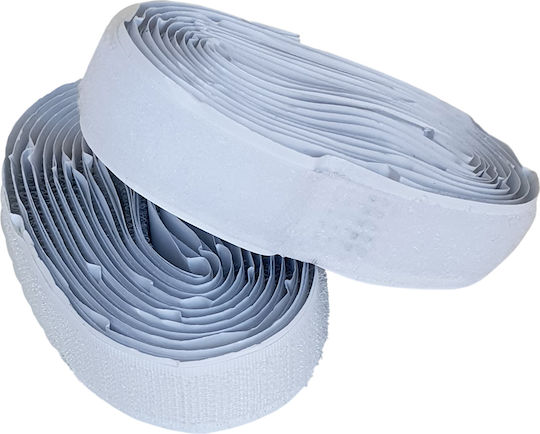 Komet Selbstklebend Klettverschluss-Band Weiß 20mmx2m 1Stück