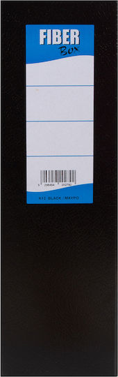 Fiber Plastic File Box with Rubber Band 35x25cm