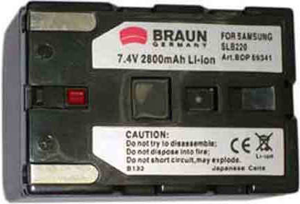 Braun Phototechnik Camcorder Battery 59341