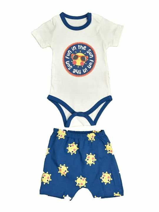 Potre Sun Fun Set Babystrampler Kurzärmelig mit...