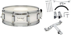 Gewa Paradetrommel Drum 14 x 5" 14" in Weiß