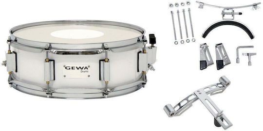 Gewa Parade Percussion Drum 14 x 5 Inches 14 Inches in White Color