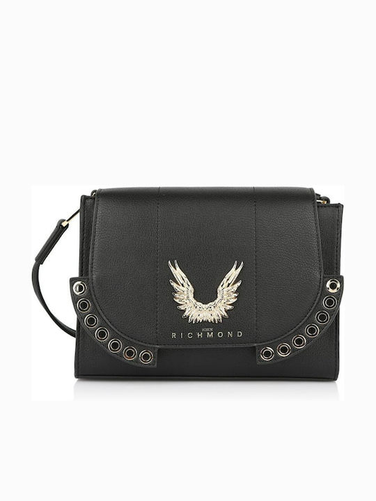 John Richmond Din piele Geantă de damă Crossbody Neagră