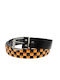 Leather Women's Belt Orange