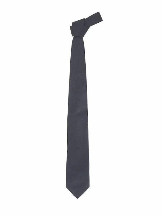 Giblor's Ανδρική Γραβάτα Μονόχρωμη σε Γκρι Χρώμα