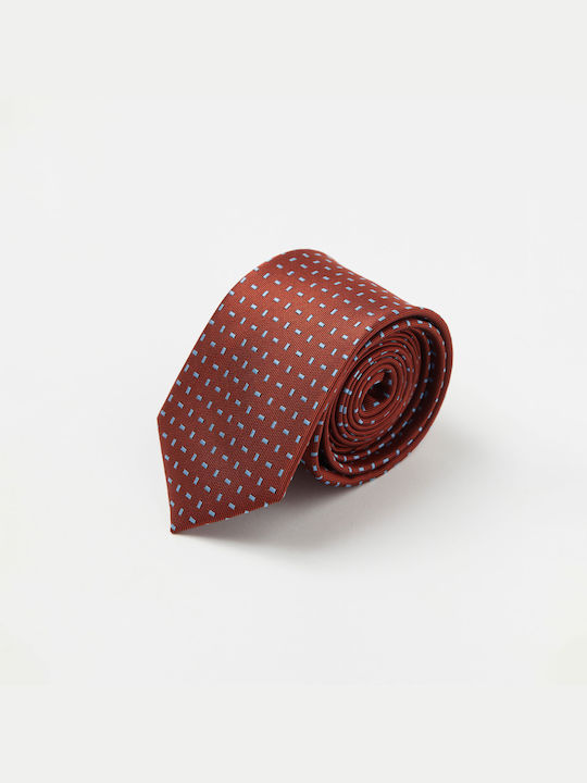 Aristoteli Bitsiani Men's Tie Printed Brown