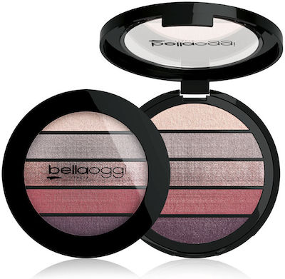 Bellaoggi Παλέτα με Σκιές Ματιών σε Στερεή Μορφή με Ασημί Χρώμα 4gr
