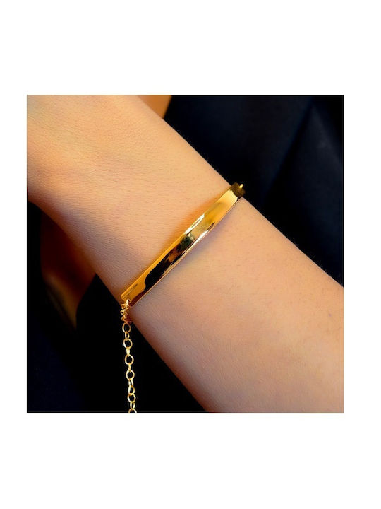 Farma Bijoux Bracelet Handcuffs made of Brass Gold Plated