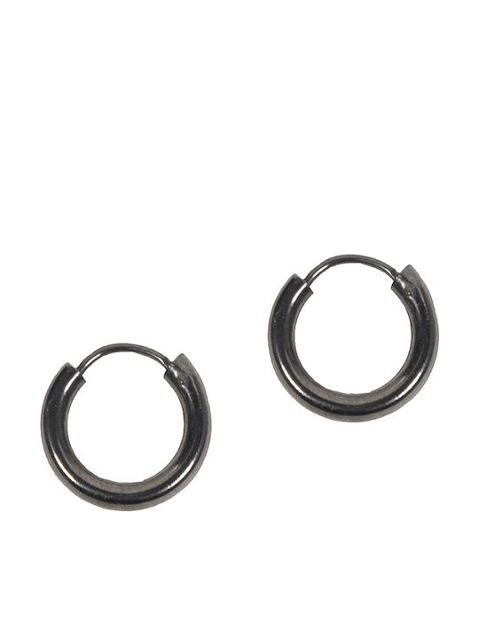 JT Men's Earrings Hoops made of Silver
