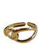Kostibas Fashion Damen Ring aus Stahl Vergoldet