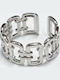 Kostibas Fashion Damen Ring aus Stahl Vergoldet
