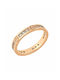 Paraxenies Damen Ring mit Zirkonia aus Silber Vergoldeter