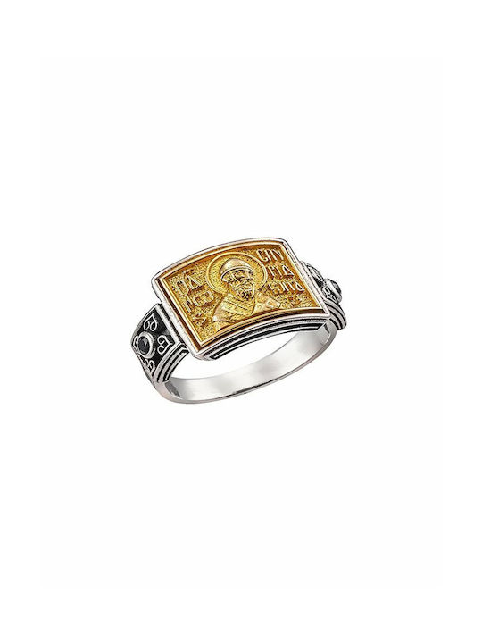 Paraxenies Women's Ring from Silver Gold Plated