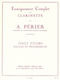 Alphonse Leduc Perier 20 Etudes Faciles & Progressives за Вятърни инструменти