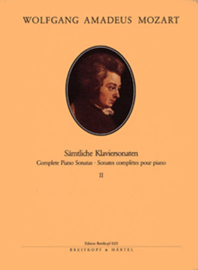 Breitkopf & Hartel Mozart Samtliche Sheet Music for Piano