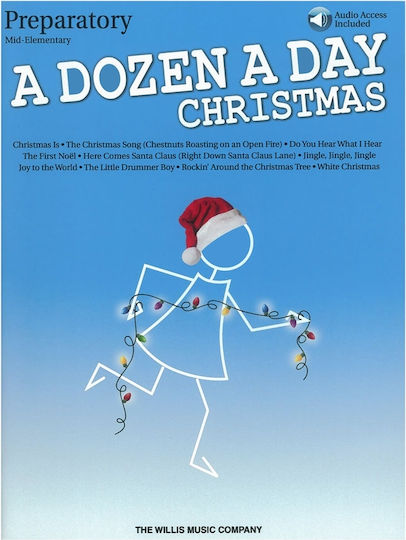 Willis Music A Dozen a Day Christmas Songbook Children's Sheet Music for Piano