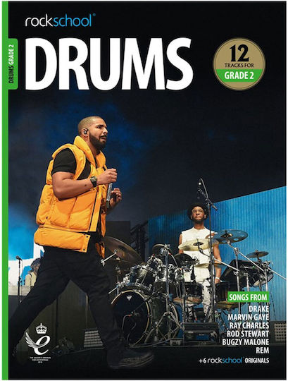 Music Sales Rockschool Drums Grade 2 2018 Παρτιτούρα για Ντραμς