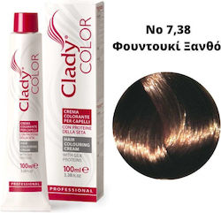 Clady Цвят Боя За Коса № 7,38 Лешниково Русо 100мл