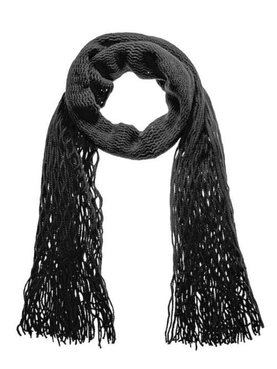 Women's Knitted Scarf Black