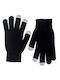 Unisex Knitted Gloves Black