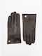 Monte Napoleone Braun Leder Handschuhe