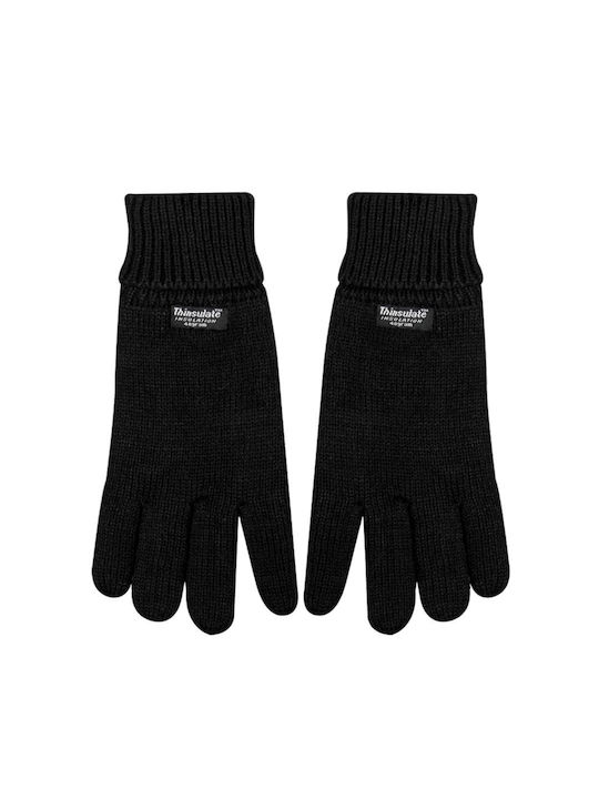 Stamion Μαύρα Ανδρικά Πλεκτά Γάντια