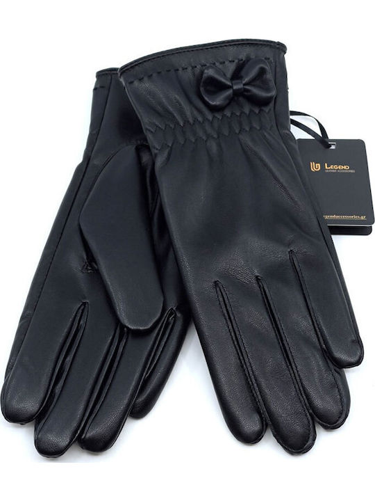 Schwarz Leder Handschuhe Berührung