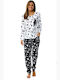 Bonatti Winter Damen Pyjama-Set Baumwolle