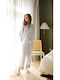 La Lolita Amsterdam Winter Women's Pyjamas Set Light Blue