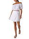 Ale - The Non Usual Casual Women's Mini Croise Skirt White