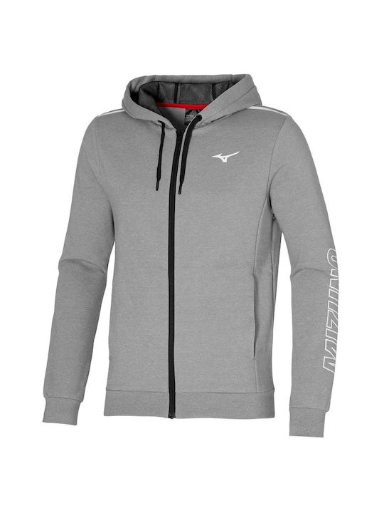 Mizuno Herren Sweatshirt Jacke Gray