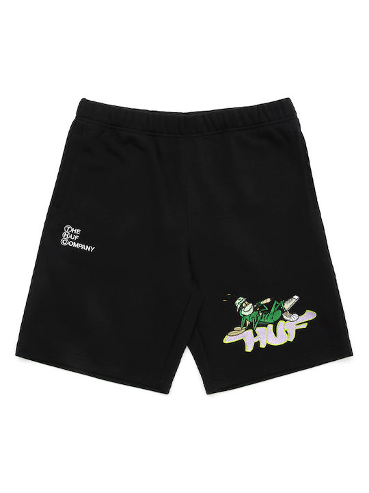 HUF Men's Athletic Shorts Black