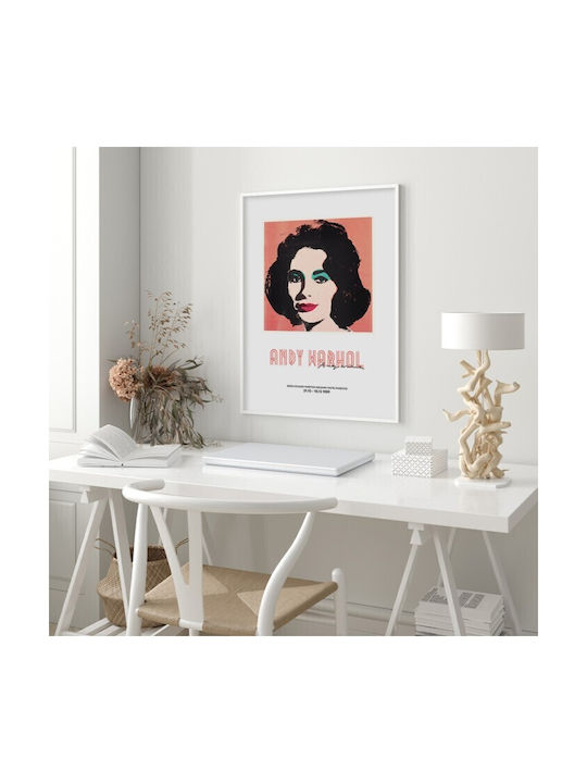Walls Liz Taylor Κάδρο Αντίγραφο του Andy Warhol Ξύλινο 15x20cm