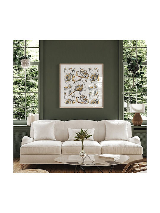 Walls Κάδρο Ξύλινο 90x90cm