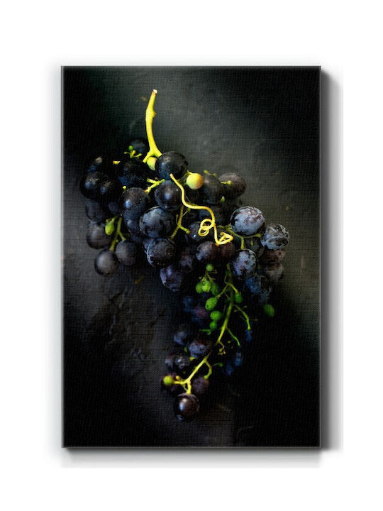 Walls Black Grape Canvas Painting 40x50cm
