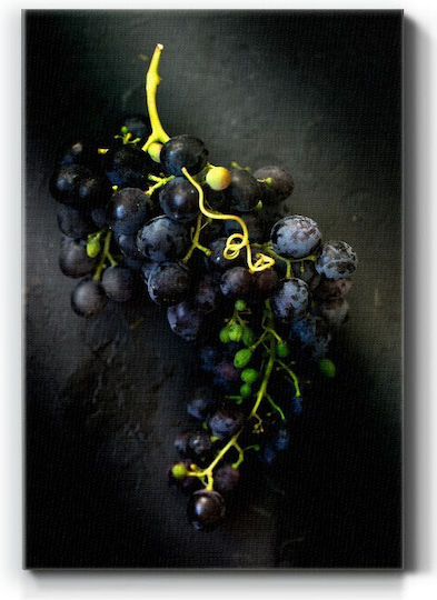 Walls Black Grape Canvas Painting 40x50cm