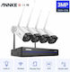 Annke Integrated CCTV System Wi-Fi with 4 Cameras