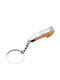 Tatu Moyo Metallic Silver Keychain