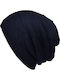 Knitted Beanie Cap Navy Blue