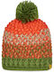 Terry Pom Pom Beanie Frauen Beanie Gestrickt in Orange Farbe