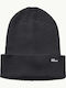 Beanie Unisex Σκούφος Πλεκτός σε Μαύρο χρώμα
