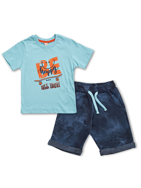 Reflex Kids Set with Pants Summer 2pcs Light Blue