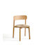 Batignolles Dining Room Wooden Chair Brown 52x52x78cm