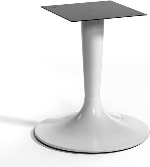 Am.Pm Tischständer aus Metall in Weiß Farbe 65x65x72cm