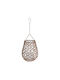 Tabletop Rope Lantern Brown 25x25x29cm