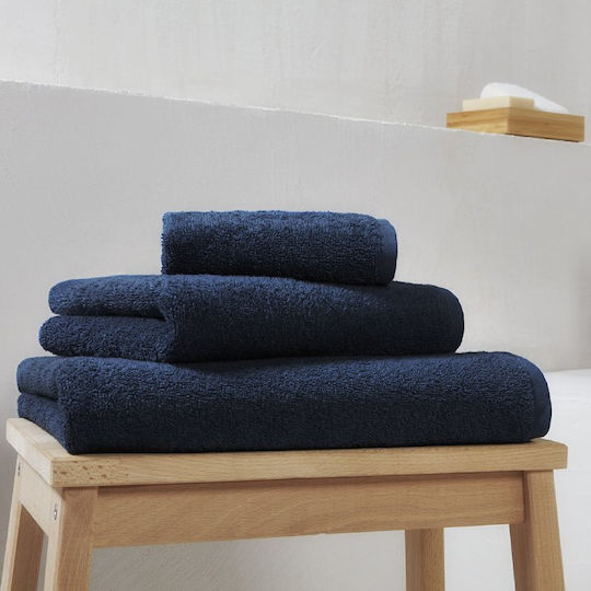 Peiraiki Patraiki 3-tlg. Set Badetücher Blau Gewicht 440gr/m²