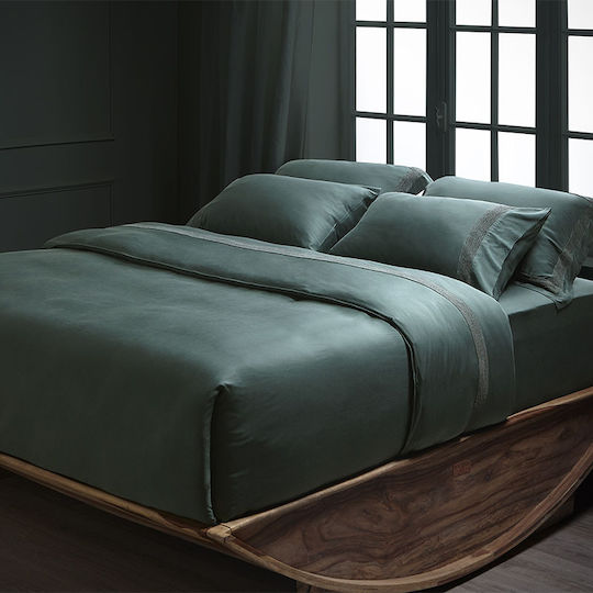 Hauz Σεντόνι King Size 280x290εκ. Πράσινο