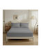 Casa Colori Sheet Semi Double with Elastic 120x200+30cm. Gray