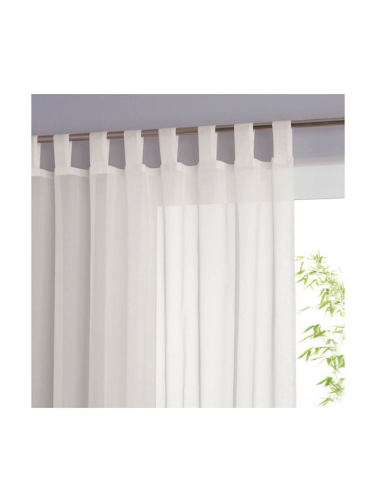 So'Home Perdea de Fereastră cu Bretele Albă 324090952_749_25 240x240cm